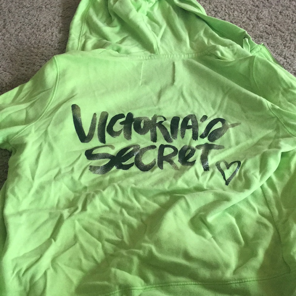 Line green Victoria secret zip up